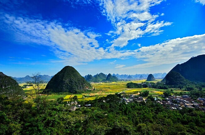 桂林漓江陽(yáng)朔、德天瀑布通靈、巴馬長(zhǎng)壽村雙臥