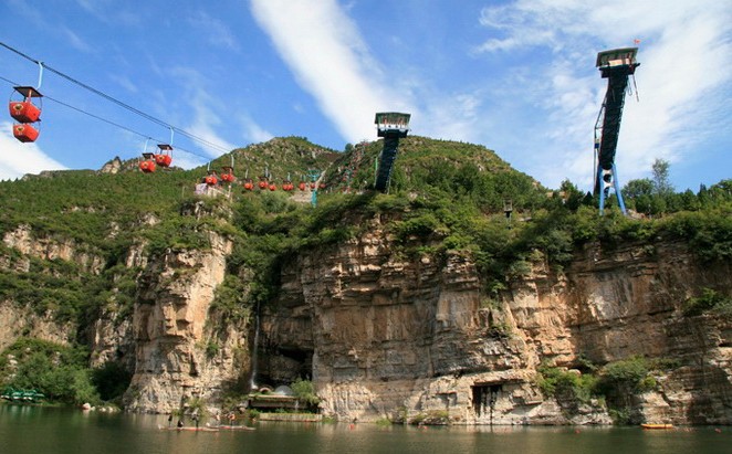 十渡玻璃棧道、拒馬河漂流、天鵝湖、BBQ自助燒
